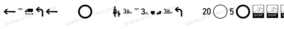 signs - zeichen 2.0字体转换